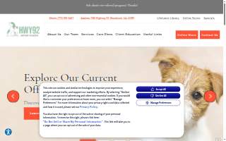 Highway 92 Animal Hospital website