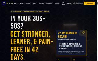 Hive Fitness Journey website