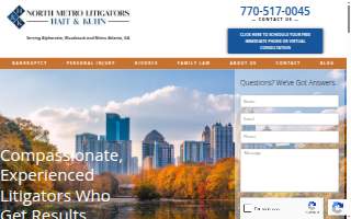 North Metro Litigators Law Firm in Woodstock, Georgia website