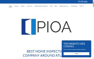Property Inspectors of Atlanta website