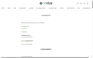 Revive Consignment website