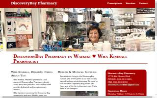 Discovery Bay Pharmacy website