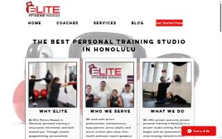 Elite Fitness Hawaii of East Honolulu website