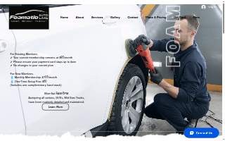 Foamatic Auto Care & touchless car wash website