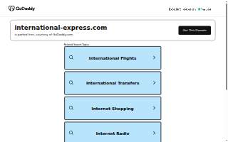 International Express Inc website