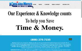 Kama'aina Movers website