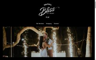 Bliss DJs Hawaii website