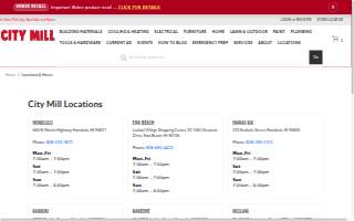 City Mill - Ewa Beach website