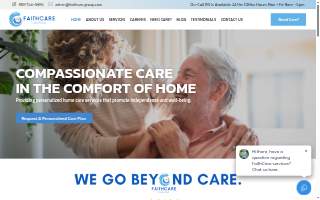 FaithCare Hawaii Home Care website