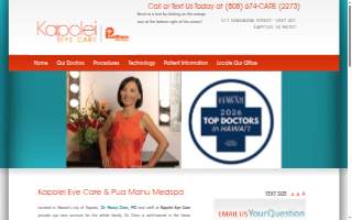 Kapolei Eye Care website