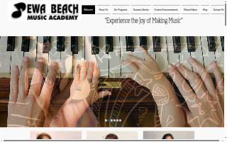 Ewa Beach Music Academy website
