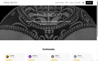 Hiwa Tattoo of Ewa Gentry website