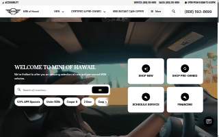 MINI of Hawaii website