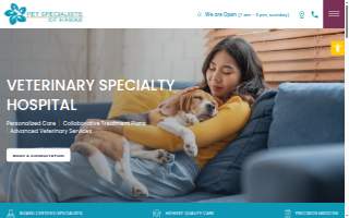Pet Specialists of Hawaii website