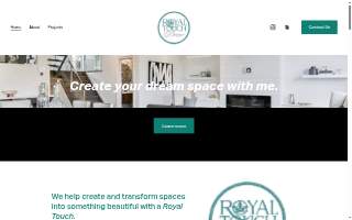 Royal Touch Decor website
