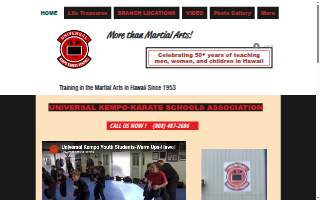 Universal Kempo Karate of Ewa Gentry website