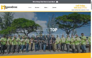Foundation Systems Hawaii website