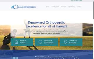 Island Orthopaedics of Hawaiian Paradise Park website