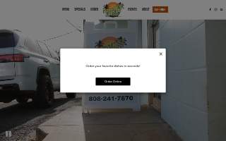 Paradise Grinds and Catering website
