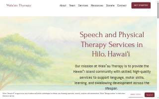 Wala'au Therapy LLC of Hawaiian Paradise Park website