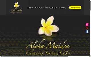 Aloha Maiden Cleaning Service website