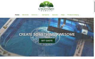 Creative Arts Hawaii website