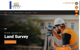 Crossroads Land Surveying website