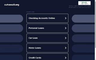 CU Hawaii Federal Credit Union website