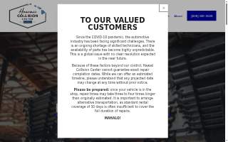 Hawaii Collision Center website