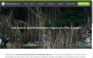 HiEmployment Job Search at Hilo Hawaii website