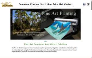 Hilo Fine Art Center website