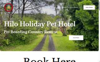 Hilo Holiday Pet Hotel | Affordable Pet Boarding Hawaii website