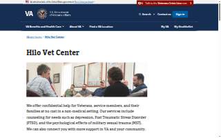 Hilo Vet Center website