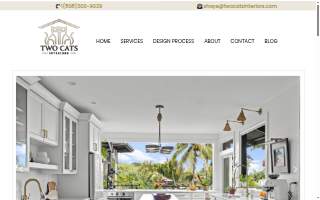Two Cats Interiors website