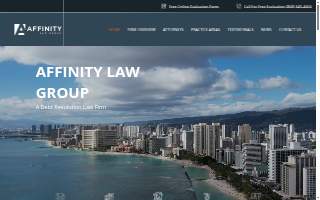 Affinity Law Group LLLC of Honolulu website
