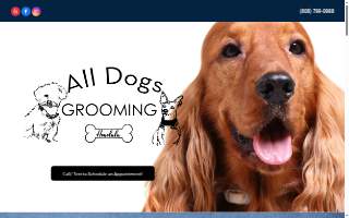 All Dogs Grooming Honolulu website