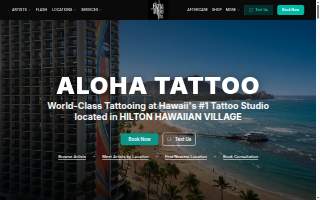 Aloha Tattoo Waikiki - Hilton Diamond Head Tower website
