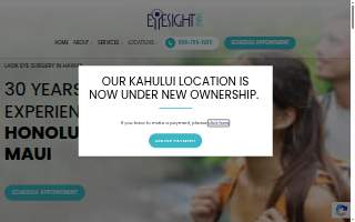 Eyesight Hawaii - Maui website