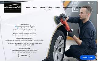 Foamatic Auto Care & touchless car wash website