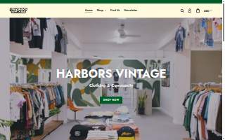 Harbors Vintage website
