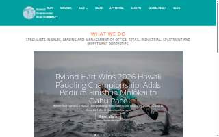 Hawaii Commercial Real Estate website