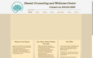 Hawaii Counseling And Wellness Center website