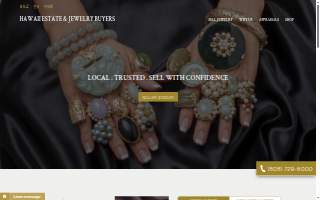 Hawaii Estate & Jewelry Buyers website