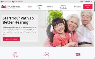 Hawaii Mobile Audiology & Hearing Aids of Honolulu website