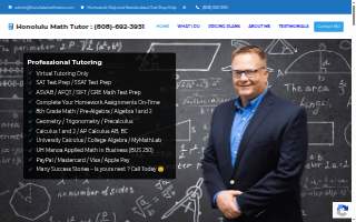 Honolulu Math Tutor website