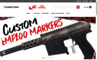 Inception Designs website