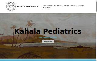 Kahala Pediatrics website