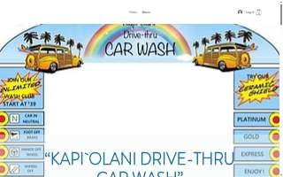 Kapi`olani Drive-Thru Car Wash of Honolulu website
