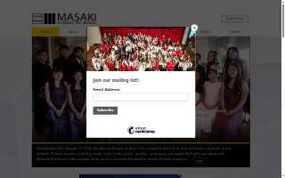Masaki School of Music website
