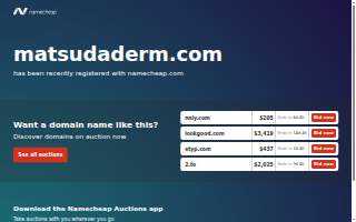 Matsuda Dermatology website